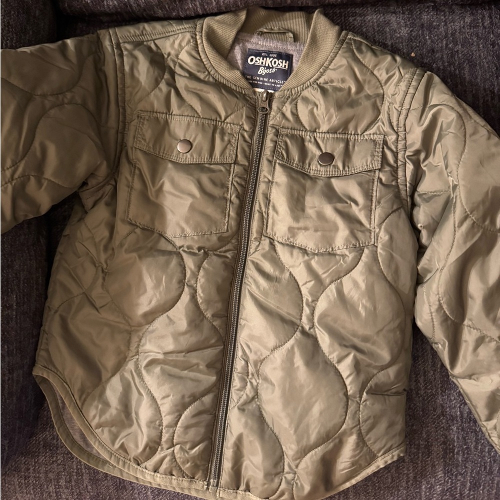 OshKosh B'gosh Olive Outerwear jacket sz 7